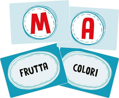 Clementoni Namen, Orte, Dinge Deluxe Gesellschaftsspiel Italienisch Kinder 7+