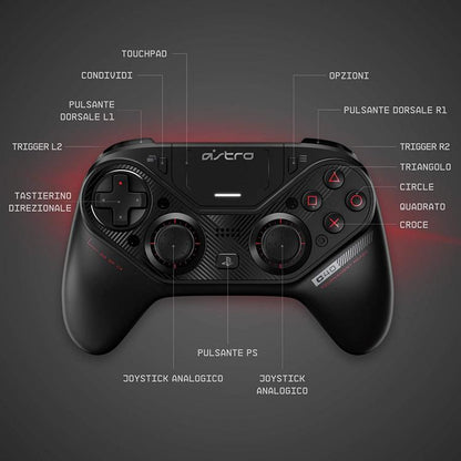 ASTRO C40 TR Controller Schwarz PS4 Kabellos Professionell PlayStation 4 PC Mac