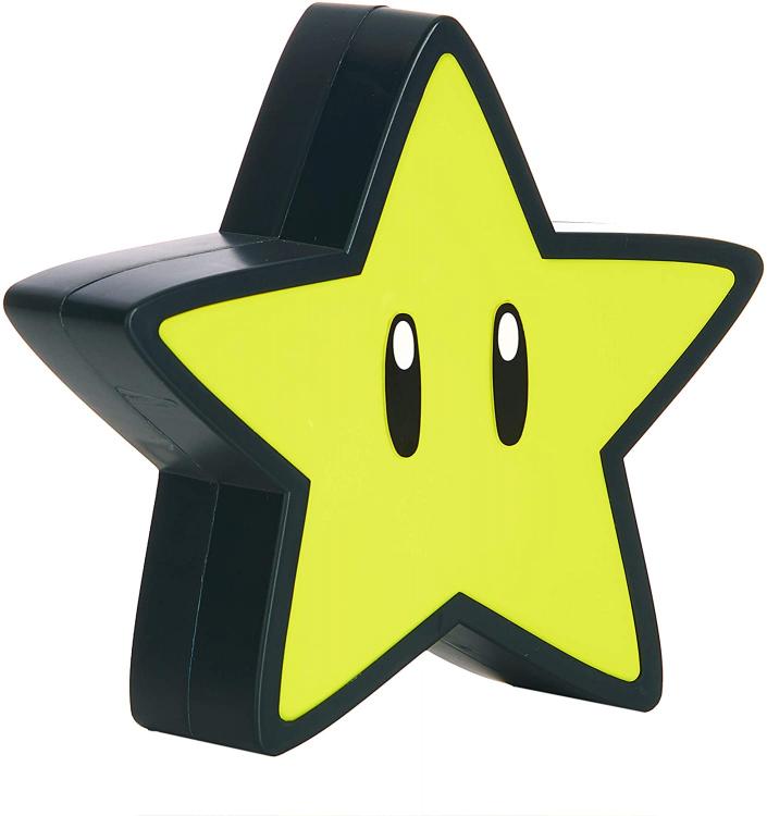 Paladone Super Mario Super Star Leuchte BDP Kunststoff Mehrfarbig