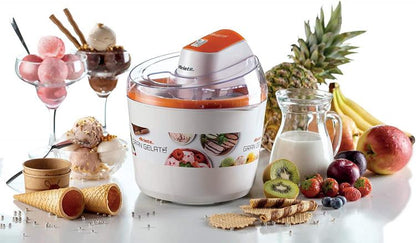 ARIETE EISBEREITER GRAN GELATO 1.5L 12W EISMASCHINE SORBET JOGHURT 642