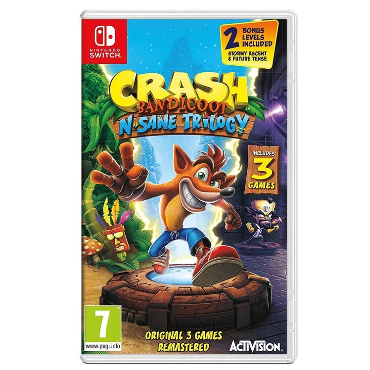 Crash Bandicoot N. Sane Trilogy Nintendo Switch Trilogie Neu Deutsch PAL