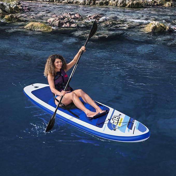 Umwandelbares SUP-Board in Kanu – Aufblasbar 305x84x12 cm, max. 120 kg