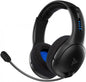 PDP WIRELESS HEADSET LVL50 PS4 PS5 STEREO WIRELESS GAMING PLAYSTATION HEADPHONES