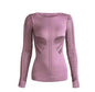 Women's fitness T-shirt, long-sleeved sports T-shirt