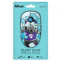 Trust Mouse Optisch Sketch Silent Click Leise Kabellos USB Kabellos Blau