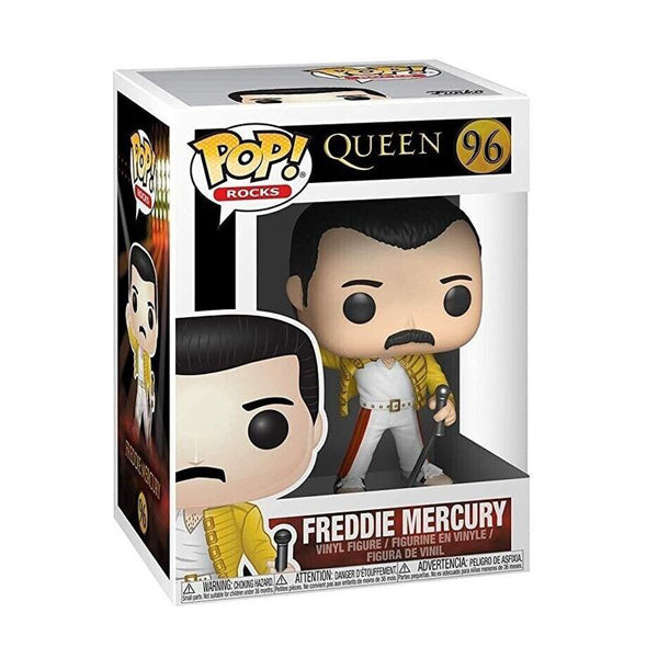 Funko Pop! Rocks Queen – (96) Freddie Mercury im Wembley Live 1986 Vinylfigur