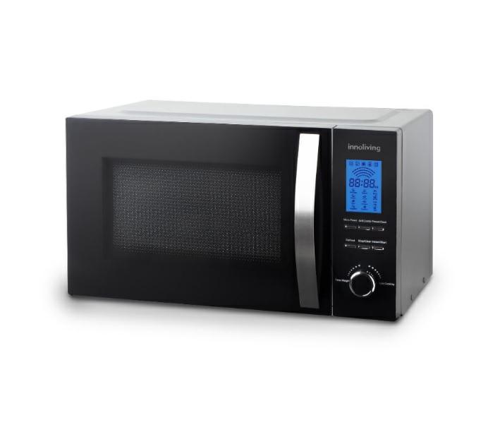 Forno Microonde Grill 23L 1000+800W Argento Nero
