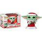 Funko Pop! Mando Holiday - Star Wars (747) Grogu - 9cm Vinyl Figure Christmast