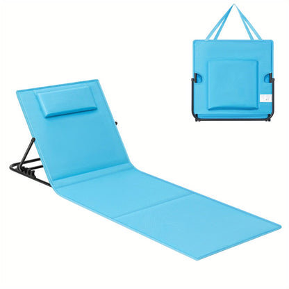 SONGMICS Klappliege Strandliege Liegestuhl 158x55cm Leicht Tragbar Camping Garten Pool