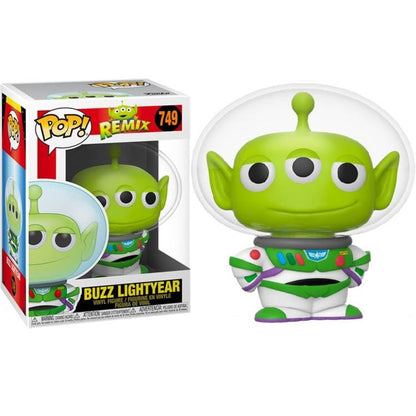 Funko Pop! Pixar Disney Remix (749) Alien als Buzz Lightyear Figur 9cm Statue