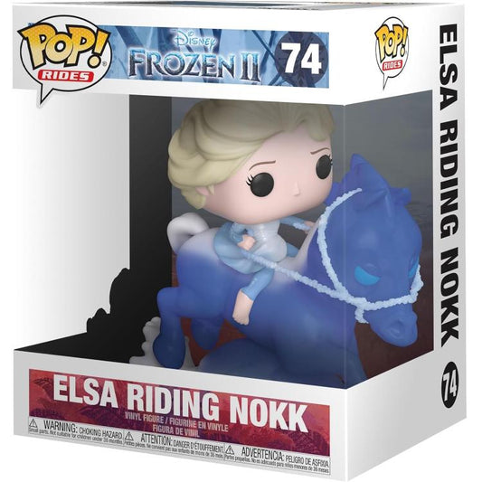 Funko Pop! Disney Die Eiskönigin 2 - (74) Elsa auf Nokk Vinyl Figur 15cm Statue