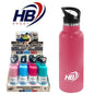 THERMAL STAINLESS STEEL WATER BOTTLE 550ml WITH STRAW DRINK THERMOS 12h