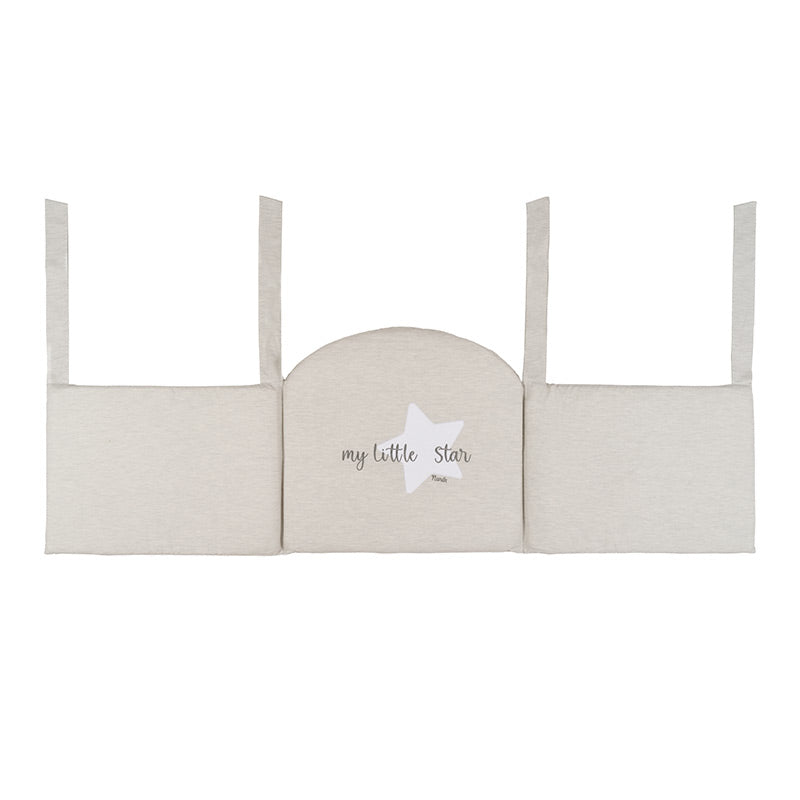 Set piumone e paracolpi My little Star grigio