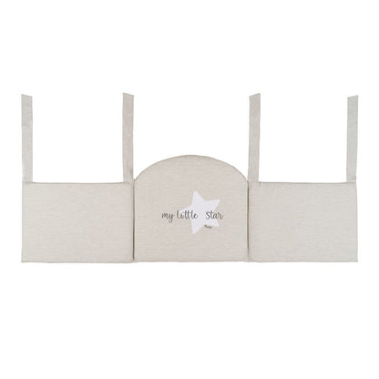 Set piumone e paracolpi My little Star grigio