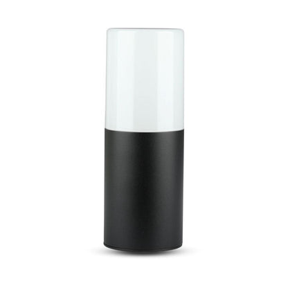 V-TAC LED-Gartenleuchte GU10, H 22cm, Mattschwarz, IP54