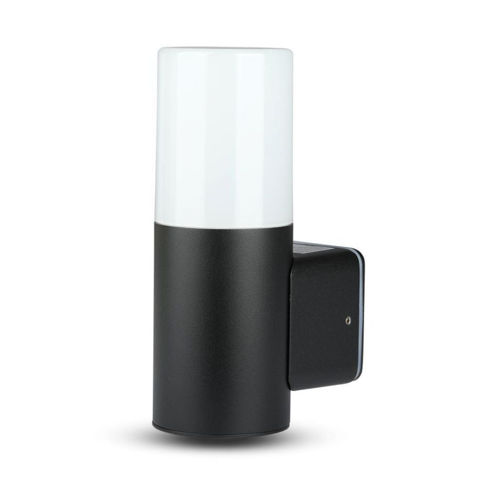 V-TAC LED-Gartenleuchte GU10, H 22cm, Mattschwarz, IP54