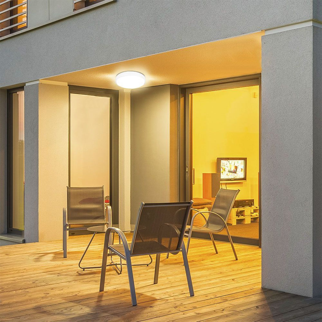 LED Deckenleuchte Rund 18W mit Fernbedienung und Bewegungssensor 6500K IP44