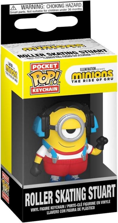 Funko Pop! Schlüsselanhänger Minions The Rise Of Gru (Roller Skating Stuart) Schlüsselanhänger