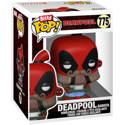 Funko Bitty Pop! Deadpool Dinopool/Deadpool Barista/Römischer Senator 4er-Pack Mystery