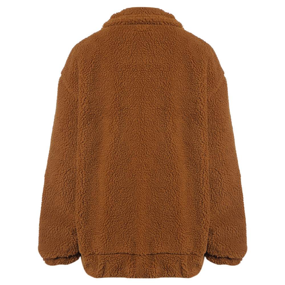 Giubbotto soft donna in cotone e lana