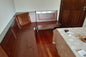 Modular bench corner with storage box 173 x 229 pine wood walnut stain
