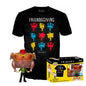 Funko Pop & Tee Friends: Monica W/ Turkey | Action Vinyl Figure + T-Shirt (M)