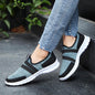 Women's athletic sneakers, women's fitness shoes with stretchy rubber sole