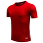 Men's jogging shirt, men's breathable gym shirt