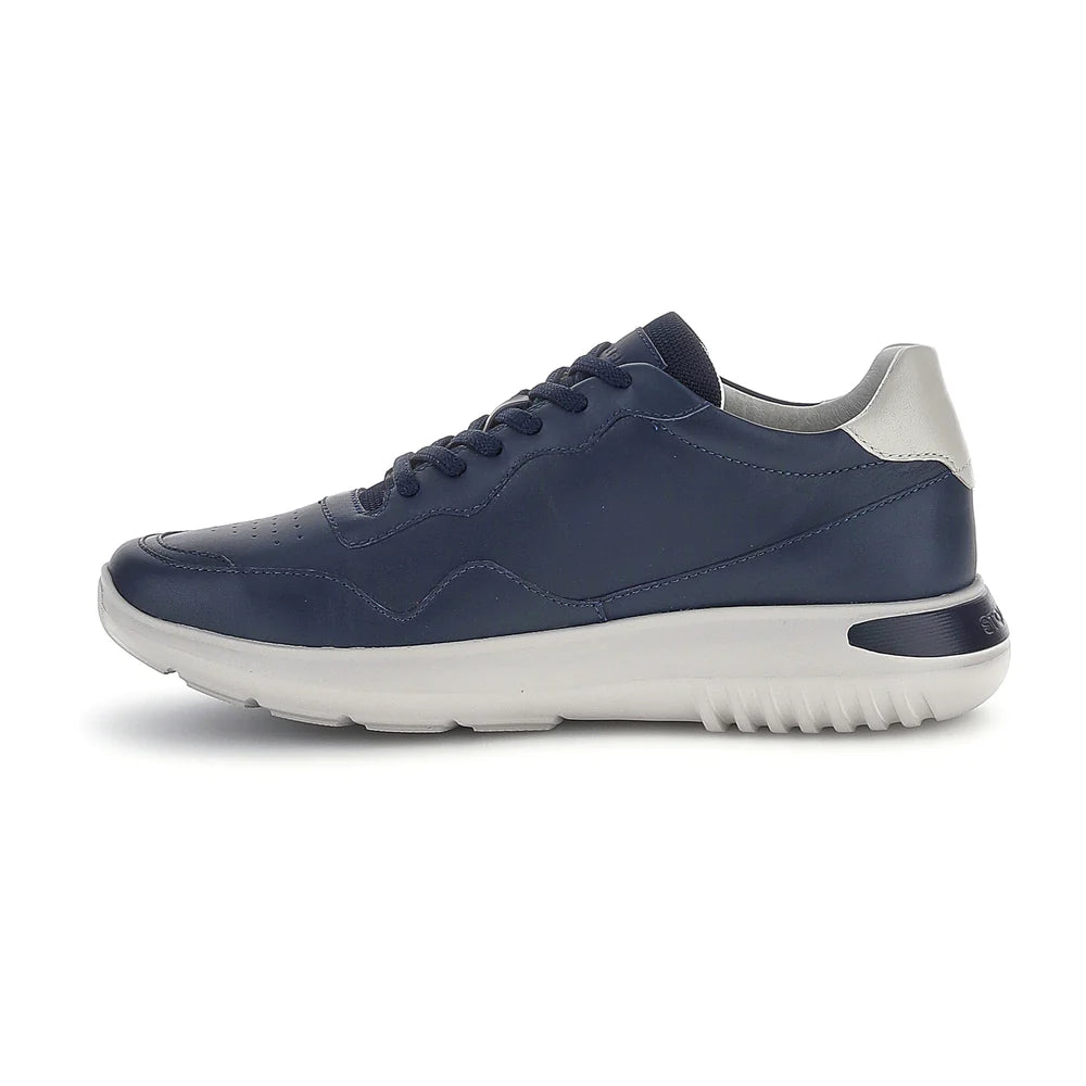 Stonefly Sneakers Uomo Pelle Nappa 223400-100 Blu Blusoft Memory®
