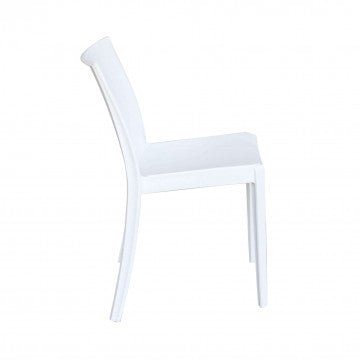 Sedia in polipropilene Perla - Senza Braccioli - Dimensioni: 55x47x82cm