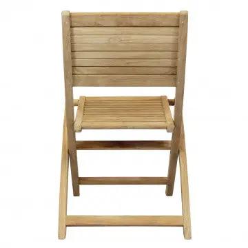 Klappstuhl Mirage aus Teakholz braun Maße: 42 x 51 x 85 cm h
