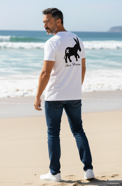 T-shirt Classic Logo Uomo White/Black