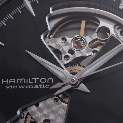 Hamilton Jazzmaster Open Heart H325 – Eleganza meccanica con quadrante nero