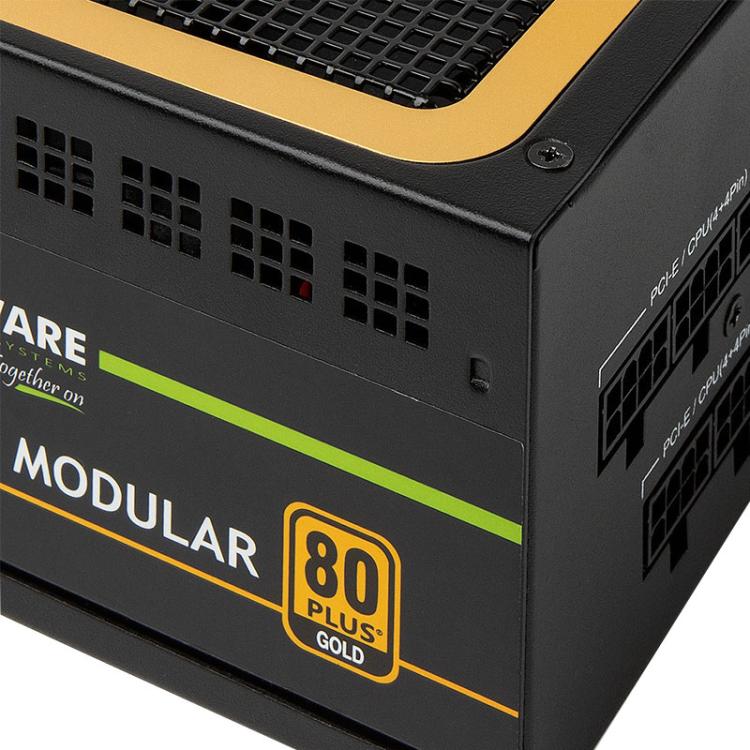 Tecnoware PC-Netzteil 850W Power Game Modul. Gold 80 + Fal850Pgm