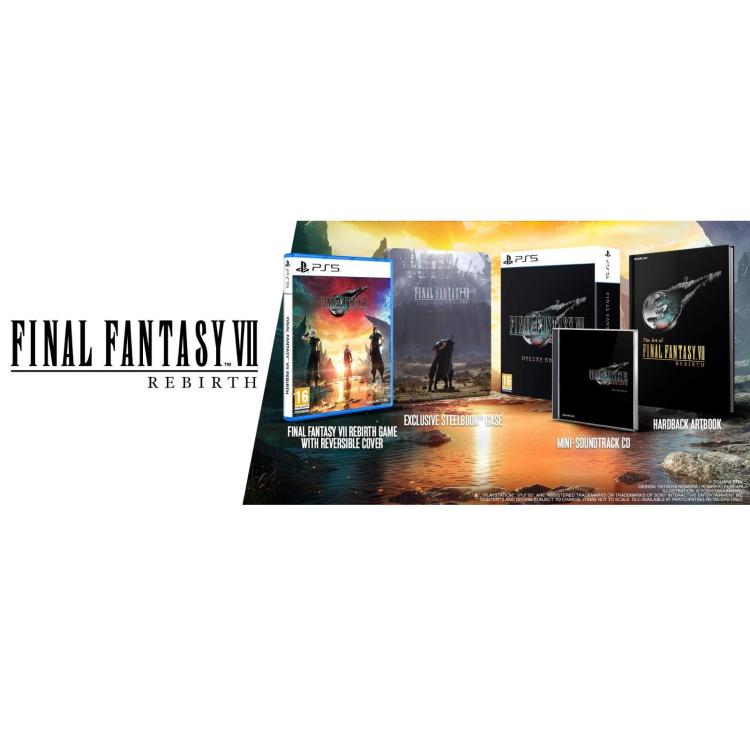 Final Fantasy VII 7 Rebirth - Deluxe Edition PS5 Spiel Playstation 5 EU Italienisch