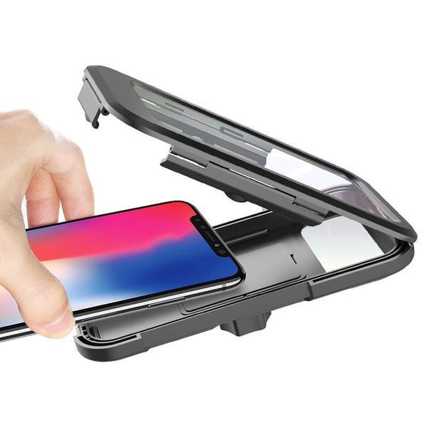 Wasserdichte, verstellbare Smartphone-Halterung für Fahrrad/Motorrad bis 6,7 Zoll