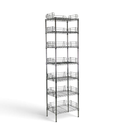 Scaffale Metallika H 252cm  – 7 Ripiani 60×45 cm