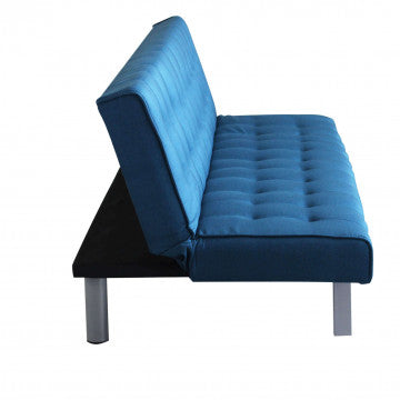 Divano Letto con Struttura in Metallo e Legno in due colori