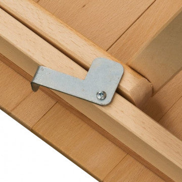 Doppelter Buchenholztisch 70 x 140 Naturfarbe