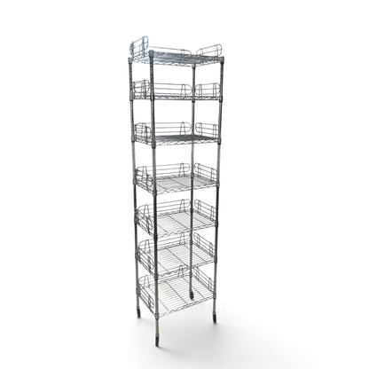 Scaffale Metallika H 222cm  – 7 Ripiani 60×45 cm