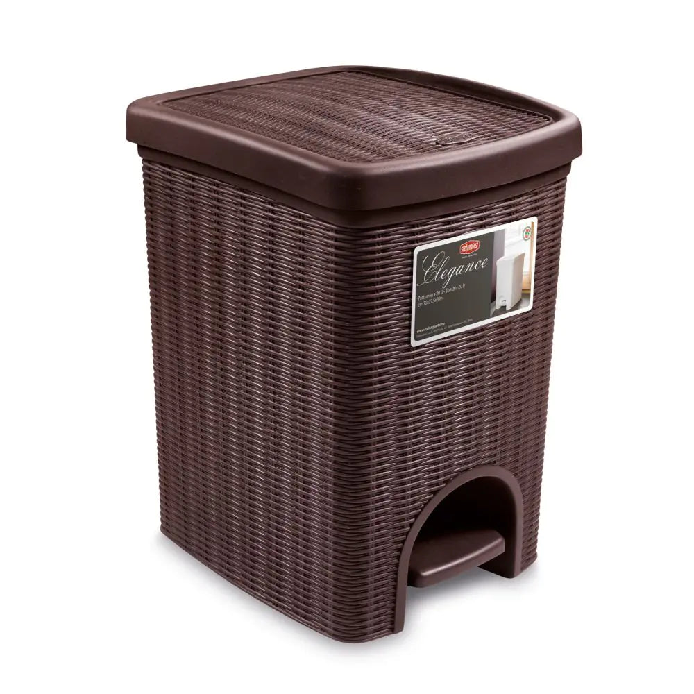 20L Küchenmülleimer – Rattan-Optik, verschiedene Farben