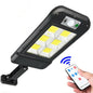 Outdoor Wall Solar Street Light 150 LED COB with Sensor Remote Control