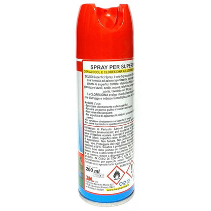 Skudo Spray Oberflächenreiniger mit Alkohol Chlorhexidin Entfetter Hygienisierender Raumreiniger