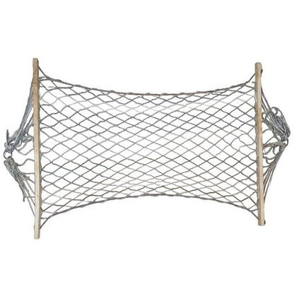 Amaca Classica per Bambini Rete Cotone Giardino Campeggio in Legno Corda 100x150