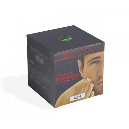 Face Complex Crema Viso Anti Rughe Per Uomo Con Acido Ialuronico e Vitamina E