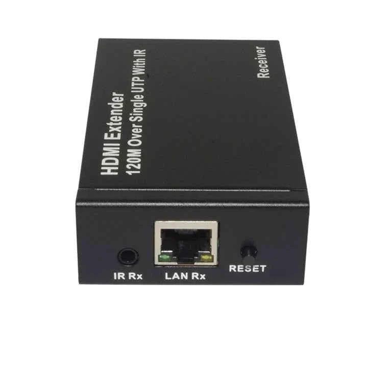 RX Extender HDMI over TCP/IP, abbinato a PET120R, 120MT