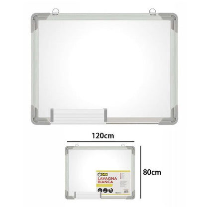 Magnetische Wandtafel Whiteboard für Filzstifte Abwischbar 80x120cm