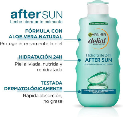 Garnier Ambre Solaire After Sun Beruhigende Feuchtigkeitsmilch mit Aloe Vera 200ml