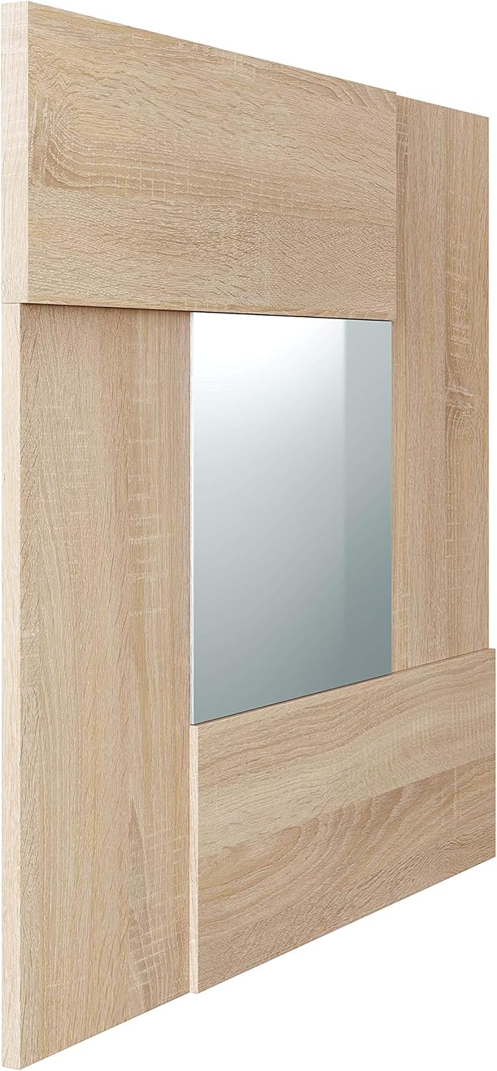 Mobile Ingresso con Cassetto e Specchio Oxys Rovere e Ossido