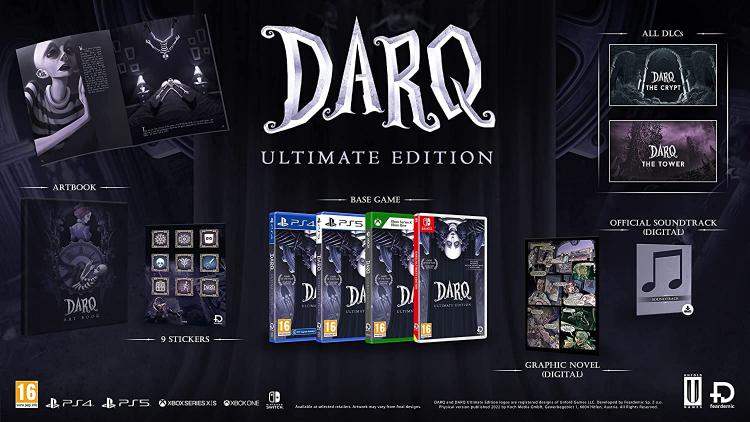 Darq: Ultimate Edition PS4 Videogioco Italiano Gioco PlayStation 4 Copertina Europa